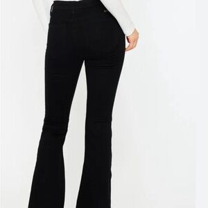 KanCan Black High-Rise Flare Jeans
